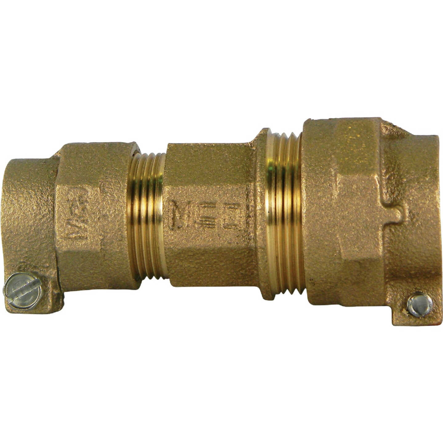 Anderson Metals 3/4 In. CTS x 3/4 In. CTS Brass Low Lead Connector